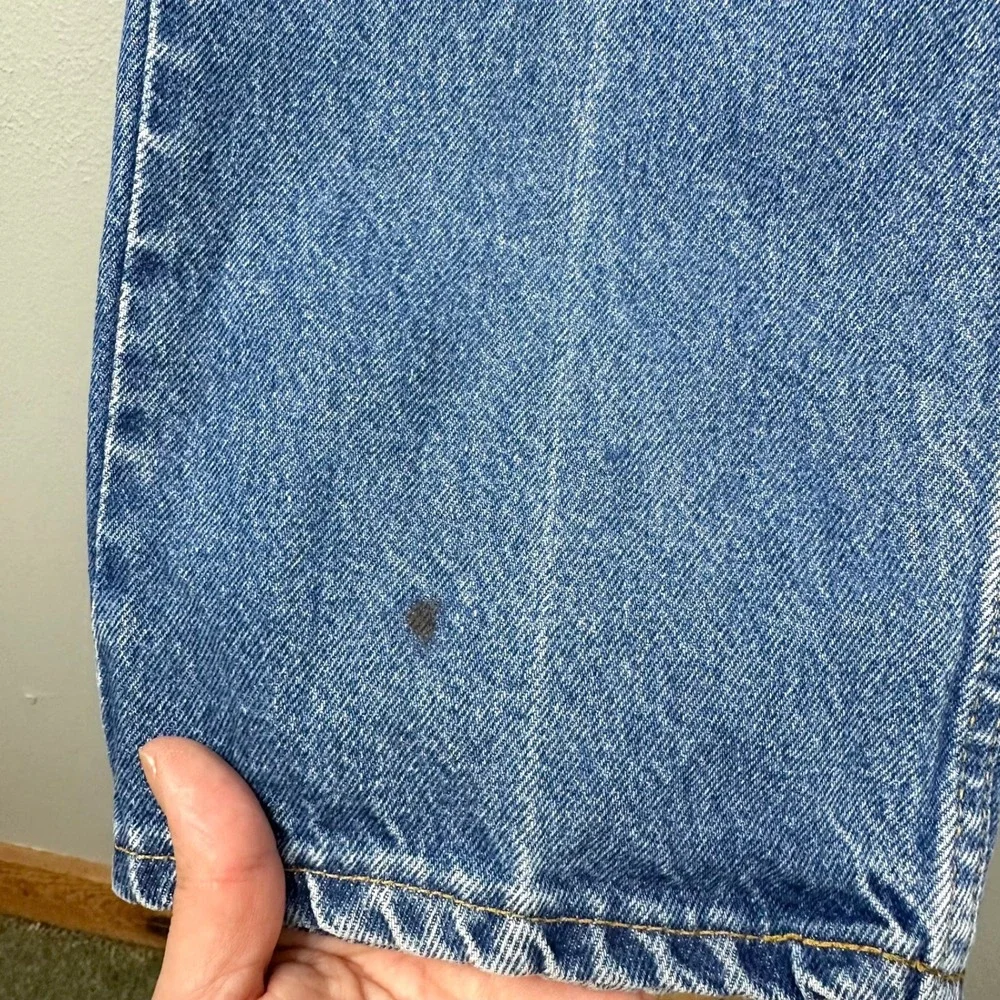 Vintage‎ 90s Levi's 505 Jeans Mens 40x32 Orange Tab Straight Leg Mexico *Flaws*